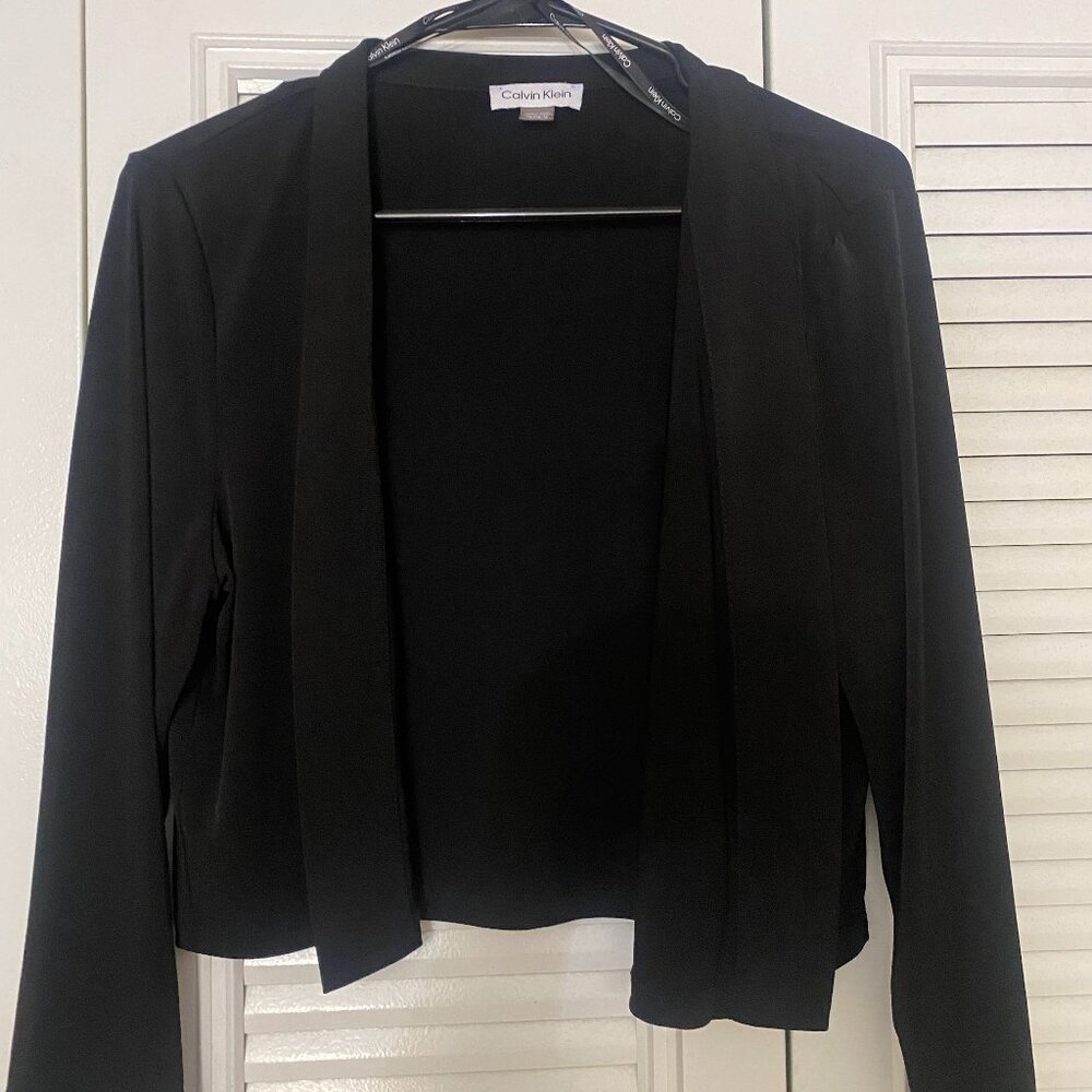 Black cardigan